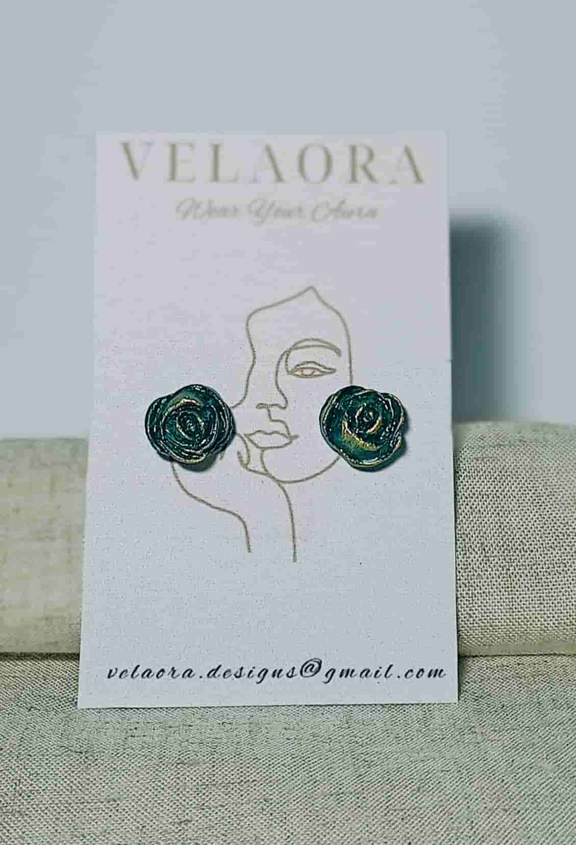 Green Rose by Velaora Jewels